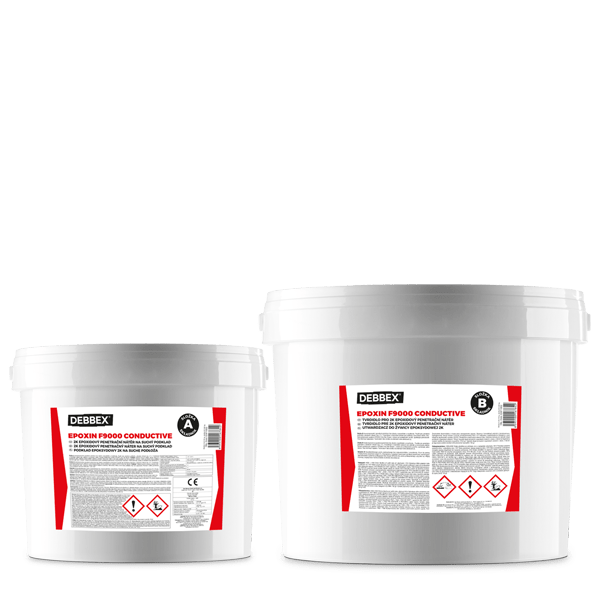 EPOXIN F9000 CONDUCTIVE 15 kg plastové kbelíky černá