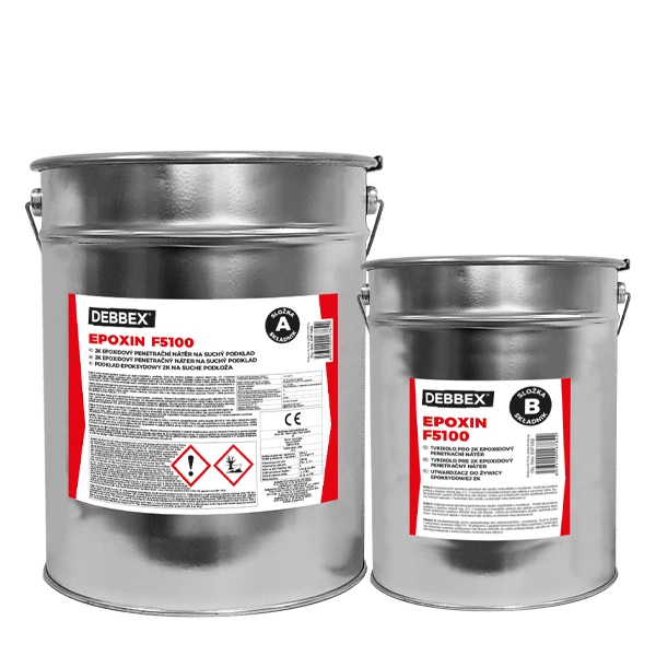 EPOXIN F5100 30 kg sada plechovek světle šedá RAL 7035