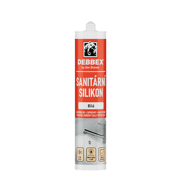 Sanitární silikon 280 ml kartuše hnědá