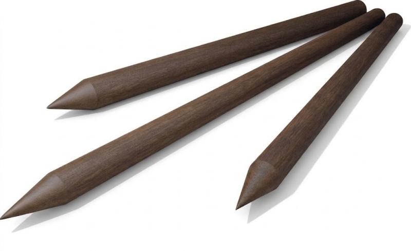 Stĺpik Ø 10 cm Hnedá