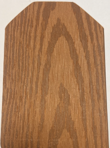 WPC plotovky LAMBOFENCE Teak s trojhrannou hlavou 90 x 13 mm.