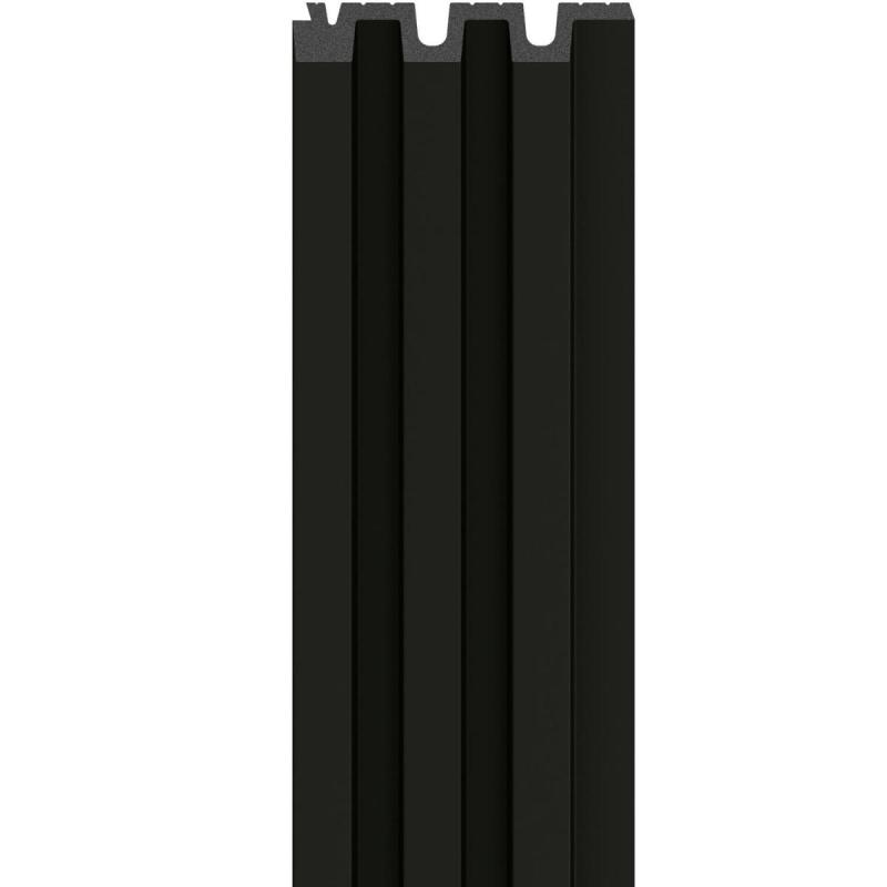 Lamelové akustické obkladové panely LINERIO MONO M-LINE PLUS Black