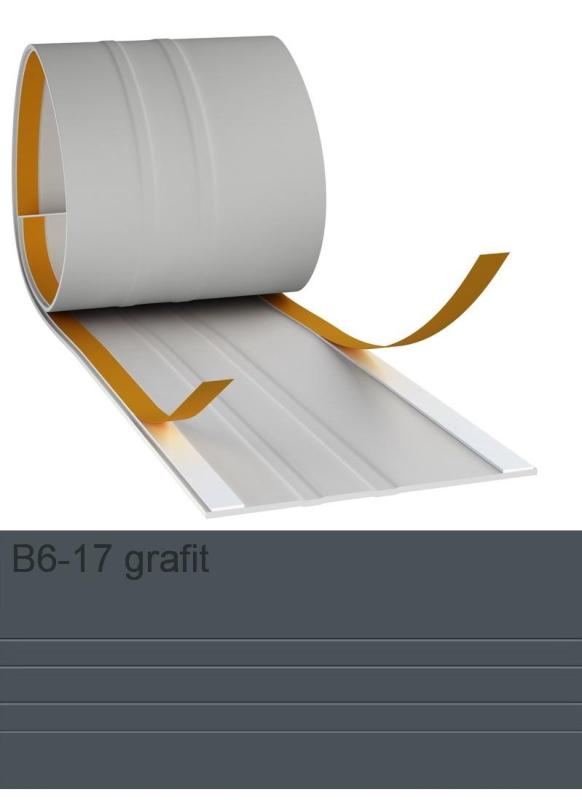 Univerzálna lišta v kotúči B6 Grafit 17