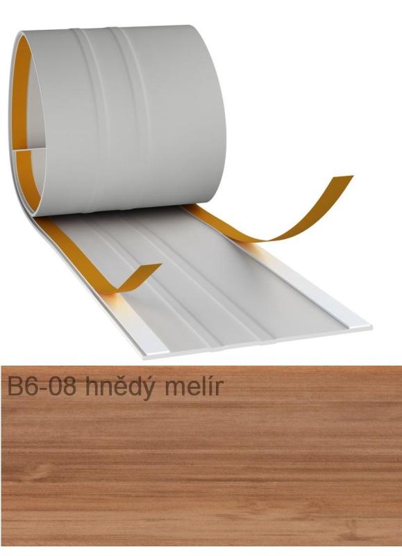 Univerzálna lišta v kotúči B6 Hnedý melír 08