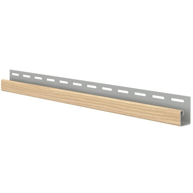 Ukončovací J-profil WOOD SIDING SV-15 Balancovaný dub