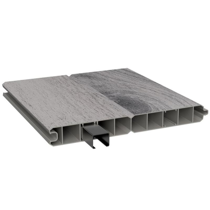 Plotová doska hladká DuoFuse PVC WOD-PRINT Grey Cedar