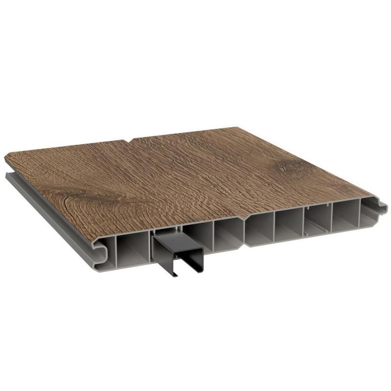 Plotová doska hladká DuoFuse PVC WOD-PRINT Woodland Oak