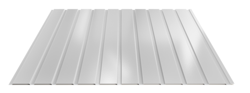 Trapézový plech Hornval E7 Elevácia Super 25 Polyester Gloss 0,5 mm RAL 7035