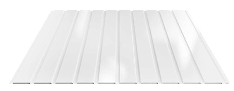 Trapézový plech Hornval E7 Elevácia Super 25 Polyester Gloss 0,5 mm RAL 9010