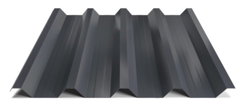 Trapézový plech Hornval T55 MAX Super 25 Polyester Gloss 0,5 mm RAL 7024