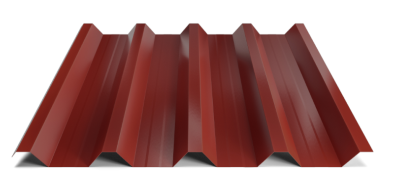 Trapézový plech Hornval T55 MAX Super 25 Polyester Gloss 0,5 mm RAL 3009