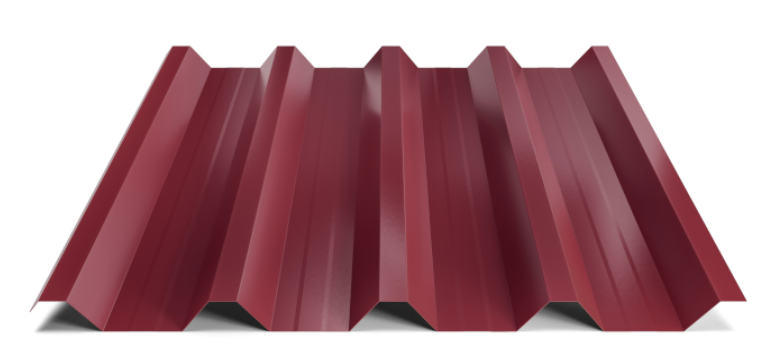 Trapézový plech Hornval T55 MAX Super 25 Polyester Gloss 0,5 mm RAL 3005
