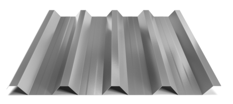 Trapézový plech Hornval T55 MAX Super 25 Polyester Gloss 0,5 mm RAL  9007
