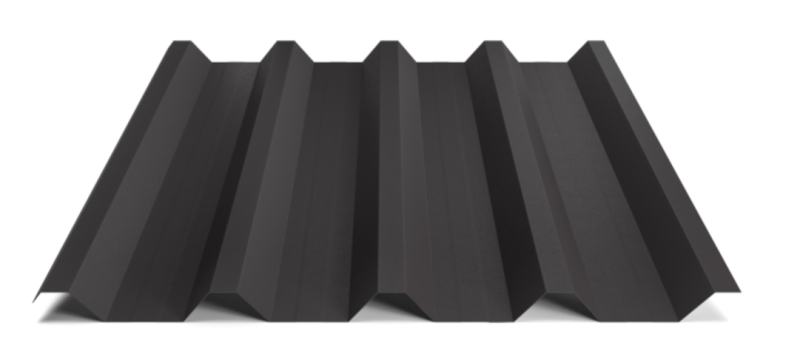 Trapézový plech Hornval T55 Max Super Plus 35 Deep Matt 0,55 mm RAL 9005