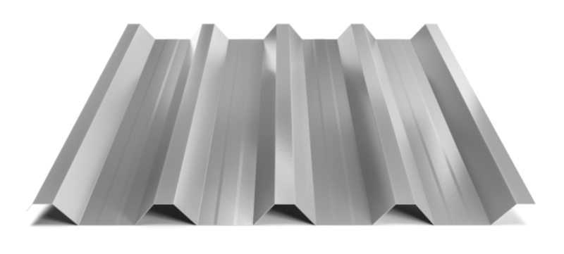 Trapézový plech Hornval T55 MAX Polyester Gloss 0,7 mm RAL 9006