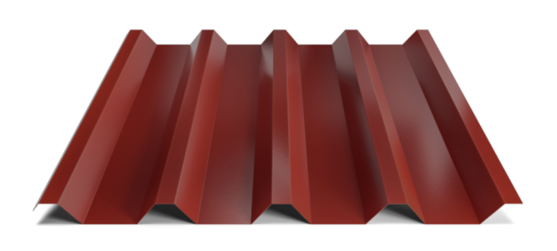 Trapézový plech Hornval T55 Super 25 Polyester Gloss 0,5 mm RAL 3009