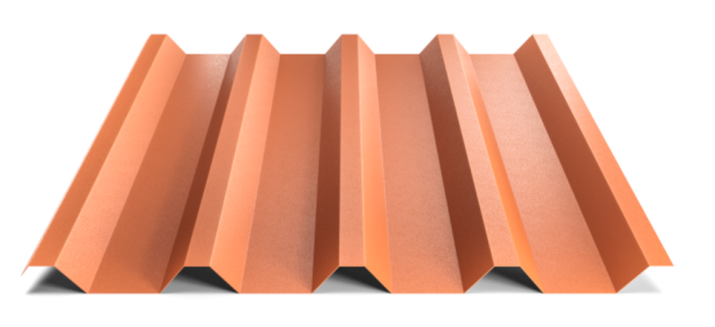 Trapézový plech Hornval T55 Super 25 Deep Matt 0,5mm RAL 8004