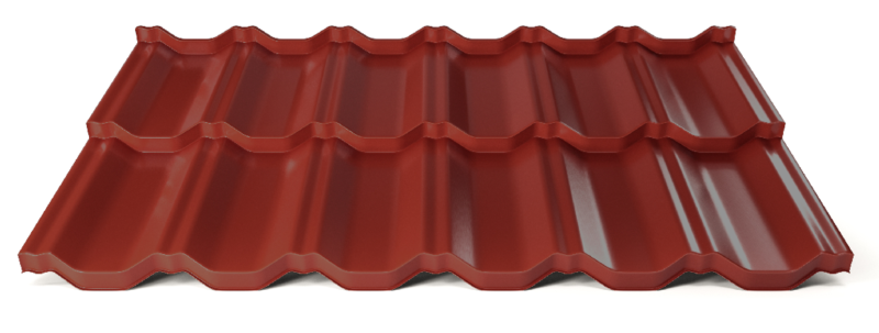 Modulárna plechová strešná krytina Hornval H2 25 / 350 Super 25 Polyester Gloss RAL 3009
