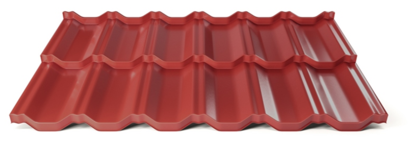 Modulárna plechová strešná krytina Hornval H2 25 / 350 Super 25 Polyester Gloss RAL 3011