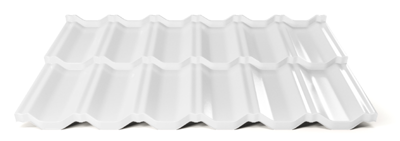 Modulárna plechová strešná krytina Hornval H2 25 - 350 Super 25 Polyester Gloss RAL 9010