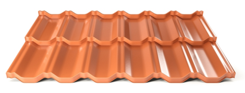 Modulárna plechová strešná krytina Hornval H2 25 / 350 Super 25 Polyester Gloss RAL 8004