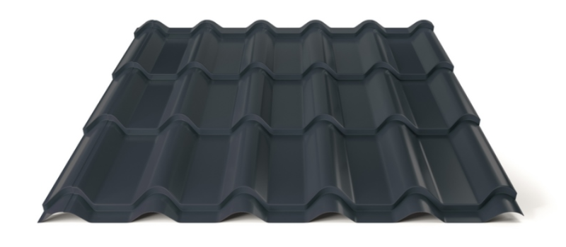 Plechová strešná krytina Hornval H3 20/350 Super Plus 35 Polyester Gloss RAL 7016