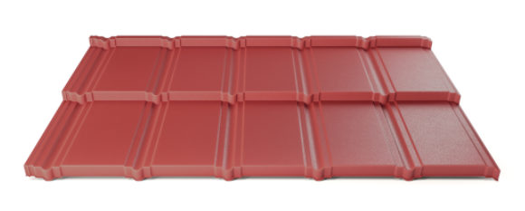 Modulárna plechová strešná krytina Hornval H5 30 / 350 Super Plus 35 Polyester Gloss RAL 3011