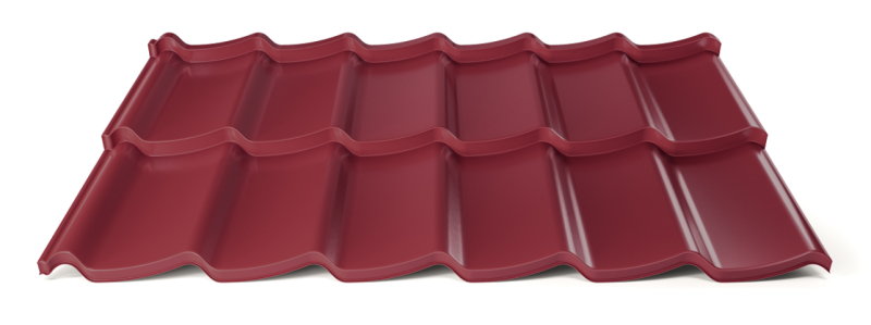 Modulárna plechová strešná krytina Hornval H7 20 / 350 3D Super 25 Polyester Gloss RAL 3005
