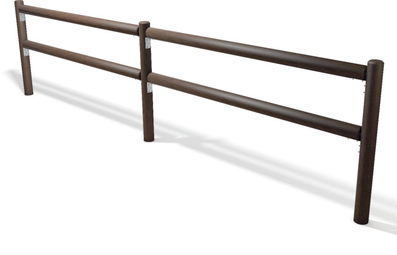 Priečnik Ø 12 cm, zosilnený 250 cm systém zábradlia MAXI