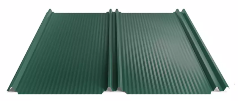 Strešný panel Hornval H8 Vlna Super 25 Polyester Gloss 0,5 mm RAL 6005