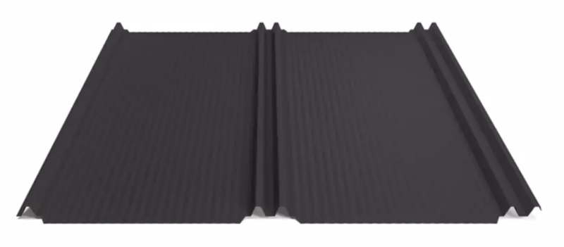 Strešný panel Hornval H8 Vlna Super 25 Deep Matt 0,5 mm RAL 9005