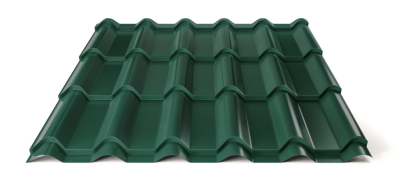 Plechová strešná krytina Hornval H3 20 / 350 Super 25 Polyester Gloss RAL 6005