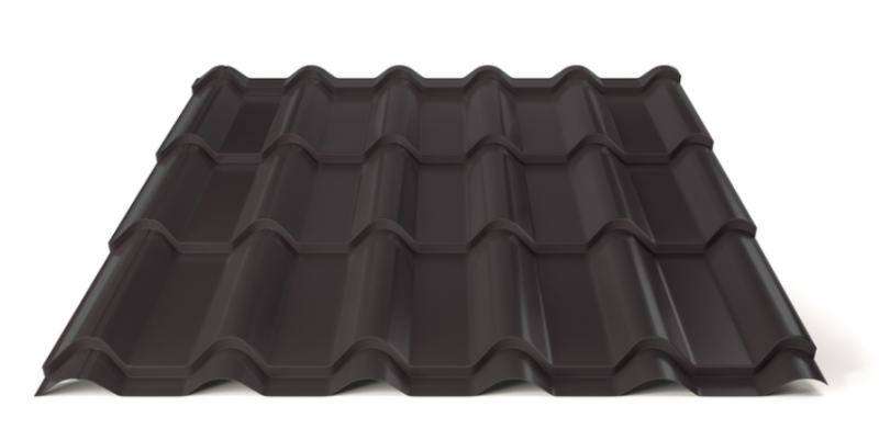 Plechová strešná krytina Hornval H3 20 / 350 Super 25 Polyester Gloss RAL 9005