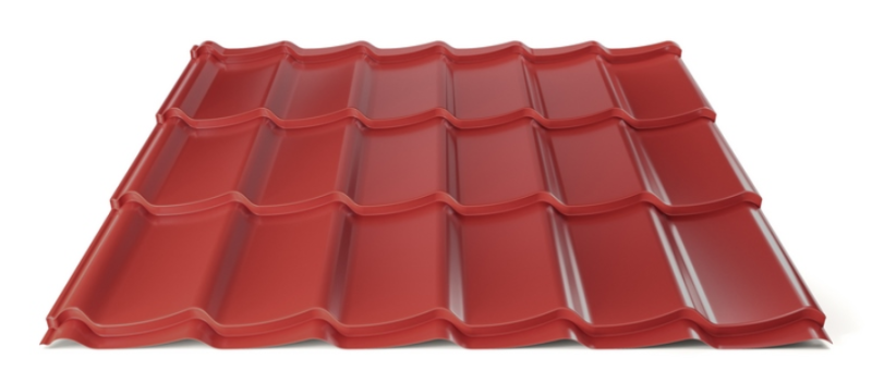Plechová strešná krytina Hornval H4 20 / 350 Super 25 Polyester Gloss RAL 3011