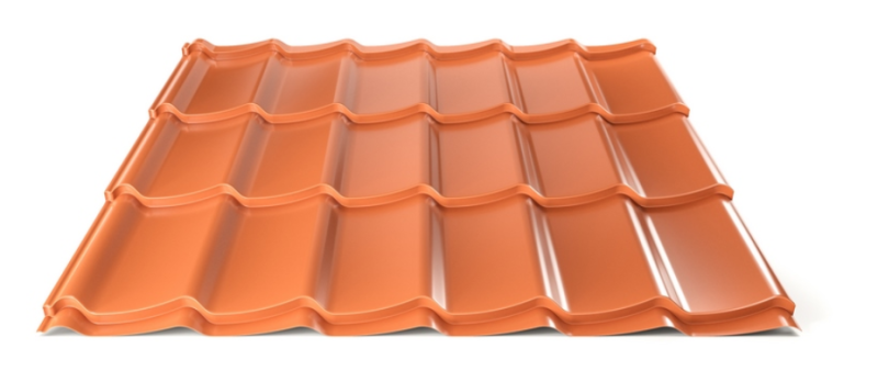 Plechová strešná krytina Hornval H4 20 / 350 Super 25 Polyester Gloss RAL 8004