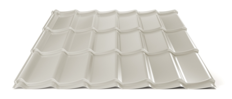 Plechová strešná krytina Hornval H4 20 / 350 Super 25 Polyester Gloss RAL 9002