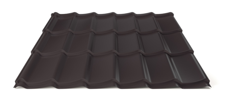 Plechová strešná krytina Hornval H4 20 / 350 Super 25 Polyester Gloss RAL 9005