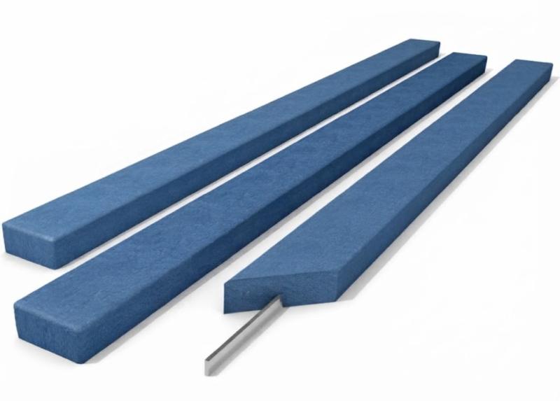 Lavičková doska s výstuhou 10 x 4 cm CLASSIC Modrá