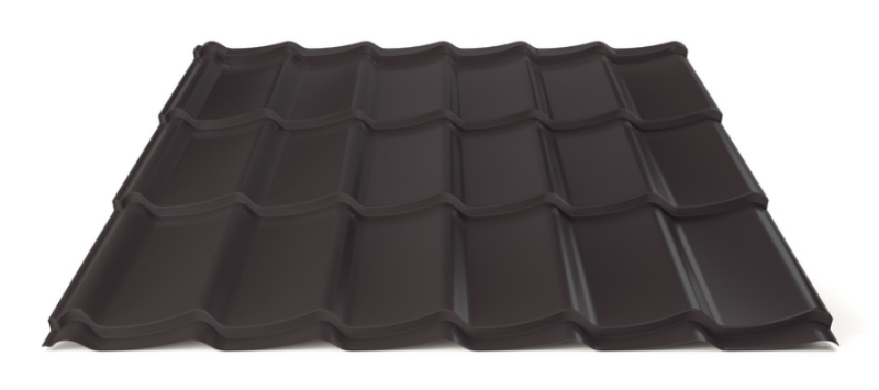 Plechová strešná krytina Hornval H4 20 / 350 Super Plus 35 Polyester Gloss RAL 9005