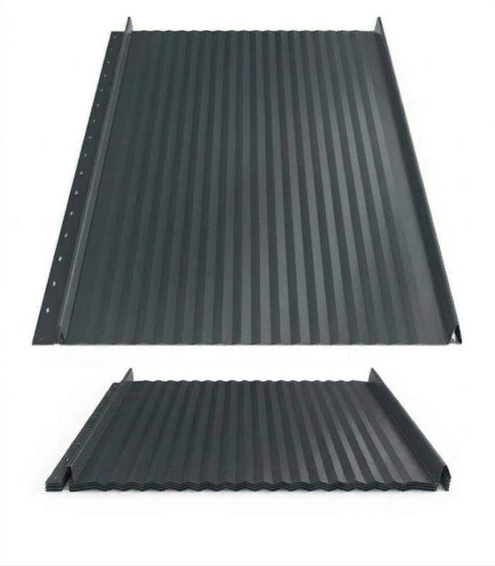 Hornval strešný panel Click H6 Vlna Super 25 Polyester Gloss 0,5 mm RAL 7016