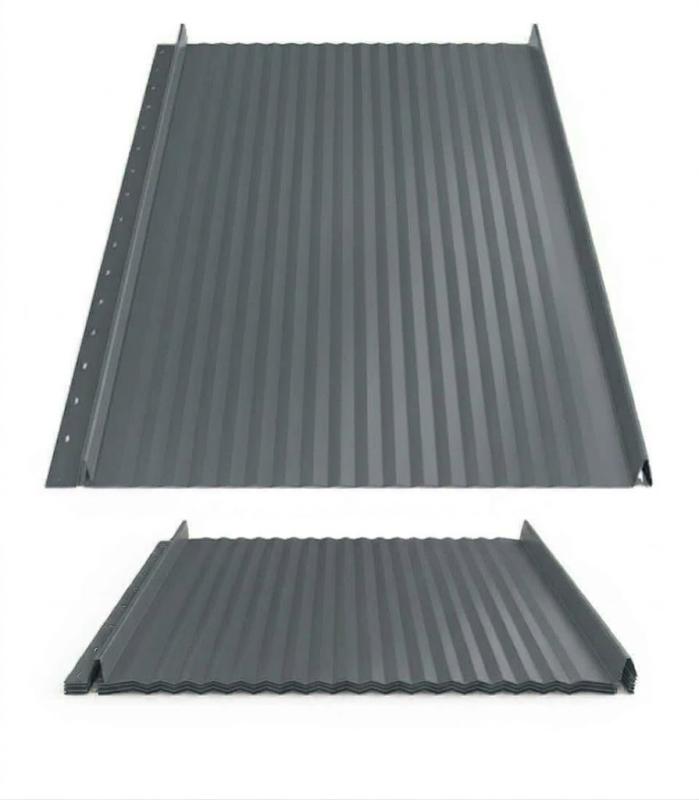 Hornval strešný panel Click H6 Vlna Super 25 Polyester Gloss 0,5 mm RAL 7024