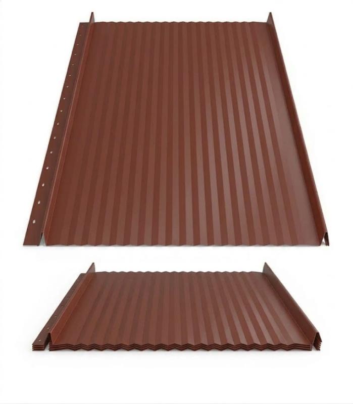 Hornval strešný panel Click H6 Vlna Super 25 Polyester Gloss 0,5 mm RAL 8004
