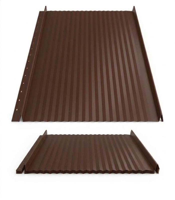 Hornval strešný panel Click H6 Vlna Super 25 Polyester Gloss 0,5 mm RAL 8017