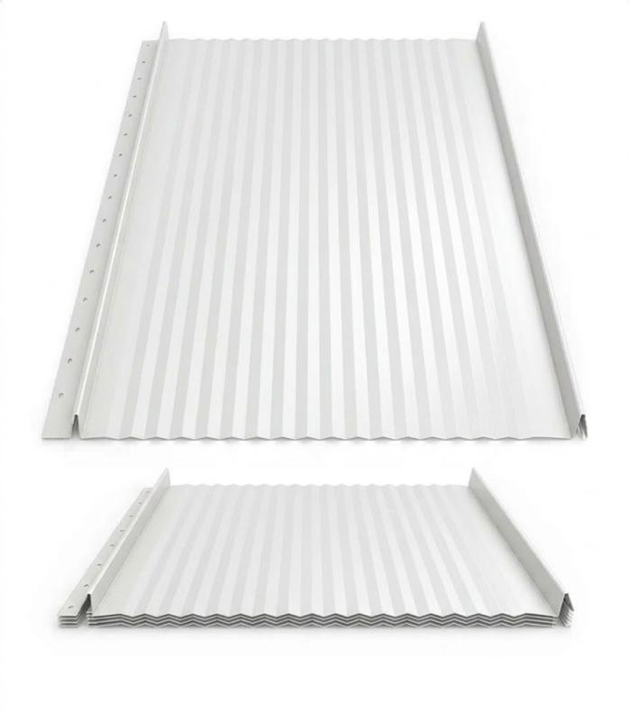 Hornval strešný panel Click H6 Vlna Super 25 Polyester Gloss 0,5 mm RAL 9010