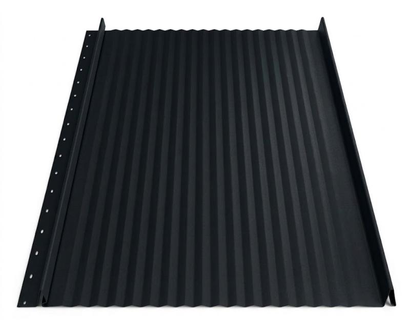 Hornval strešný panel Click H6 Vlna Super 25 Deep Matt 0,5 mm RAL 9005